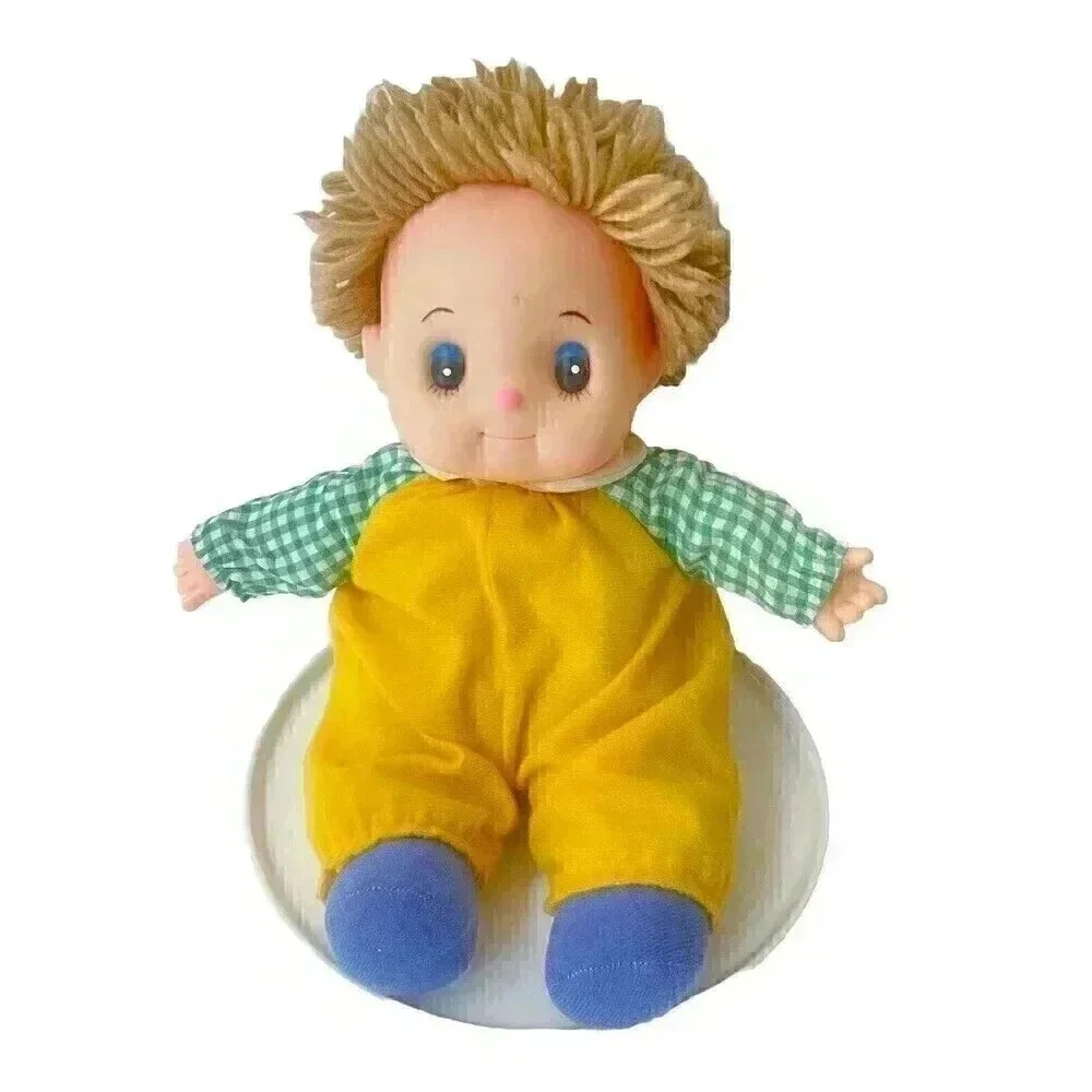 Vintage Komfy Kids Ice Cream Dolls Astra Trading Yarn Hair Boy 14" 1980s